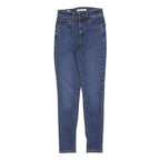 LEVI'S 721 BIG E Womens Slim Skinny Denim Raw W24 L28 Classic Cotton Blend Jeans