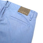 BOSS HUGO BOSS Mens Cotton Blend Blue Slim Straight Trousers W31 L27 Casual