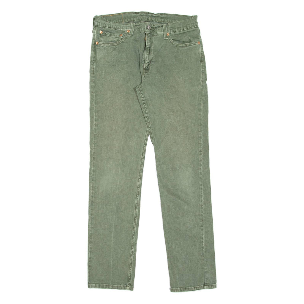 LEVI'S 511 Jeans Mens Green Slim Straight W32 L32