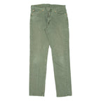 LEVI'S 511 Jeans Mens Green Slim Straight W32 L32