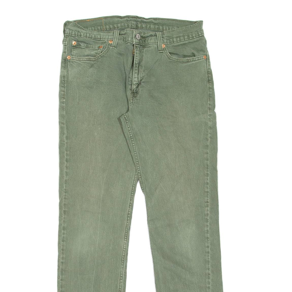 LEVI'S 511 Jeans Mens Green Slim Straight W32 L32