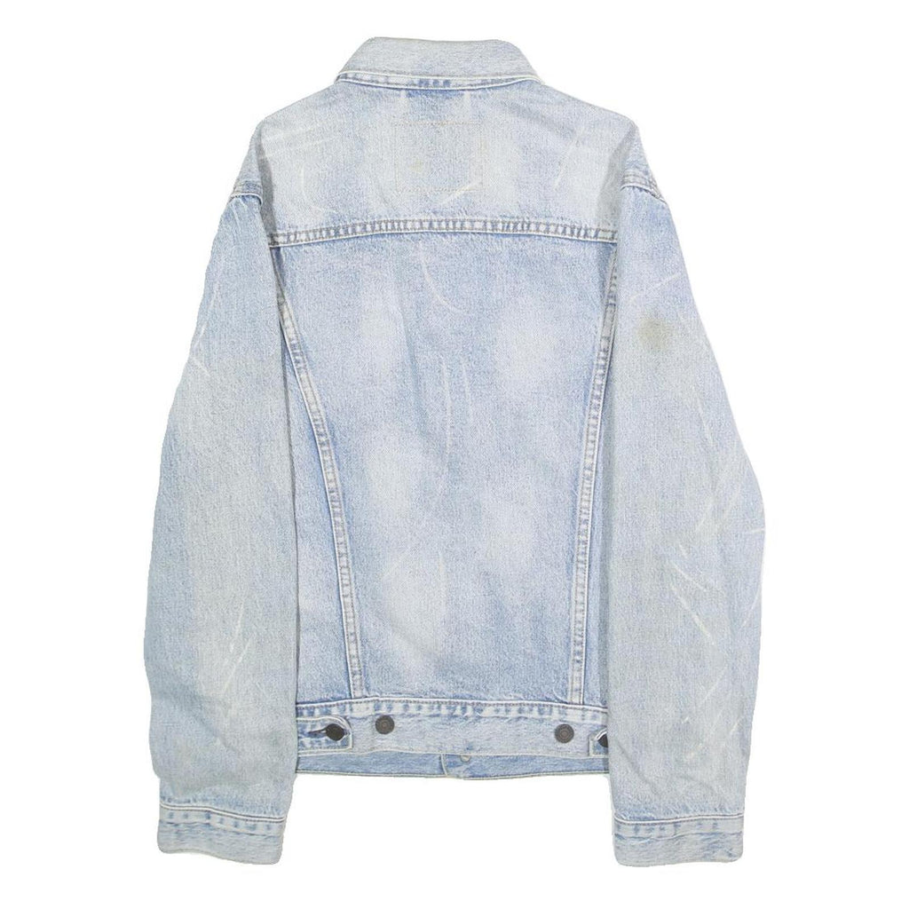 LEVI'S Mens Blue Denim Button Cotton Jacket S Classic Casual Vintage Style