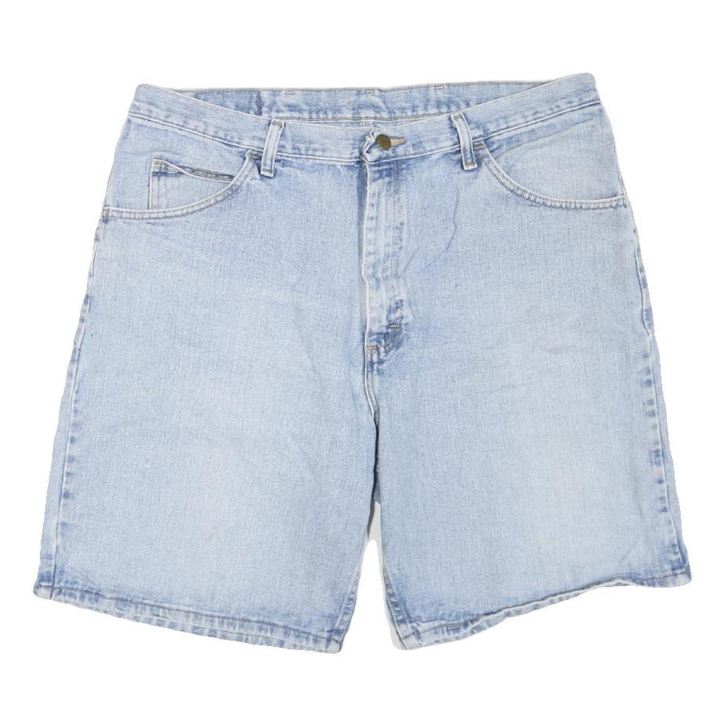 WRANGLER Mens Shorts Blue Denim XL W38 Classic Casual Cotton Blend