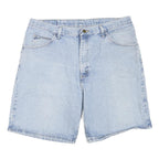 WRANGLER Mens Shorts Blue Denim XL W38 Classic Casual Cotton Blend