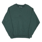 JOES USA Mens Green Crew Neck Sweatshirt M Cotton Blend Casual Pullover
