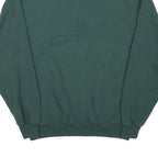 JOES USA Mens Green Crew Neck Sweatshirt M Cotton Blend Casual Pullover