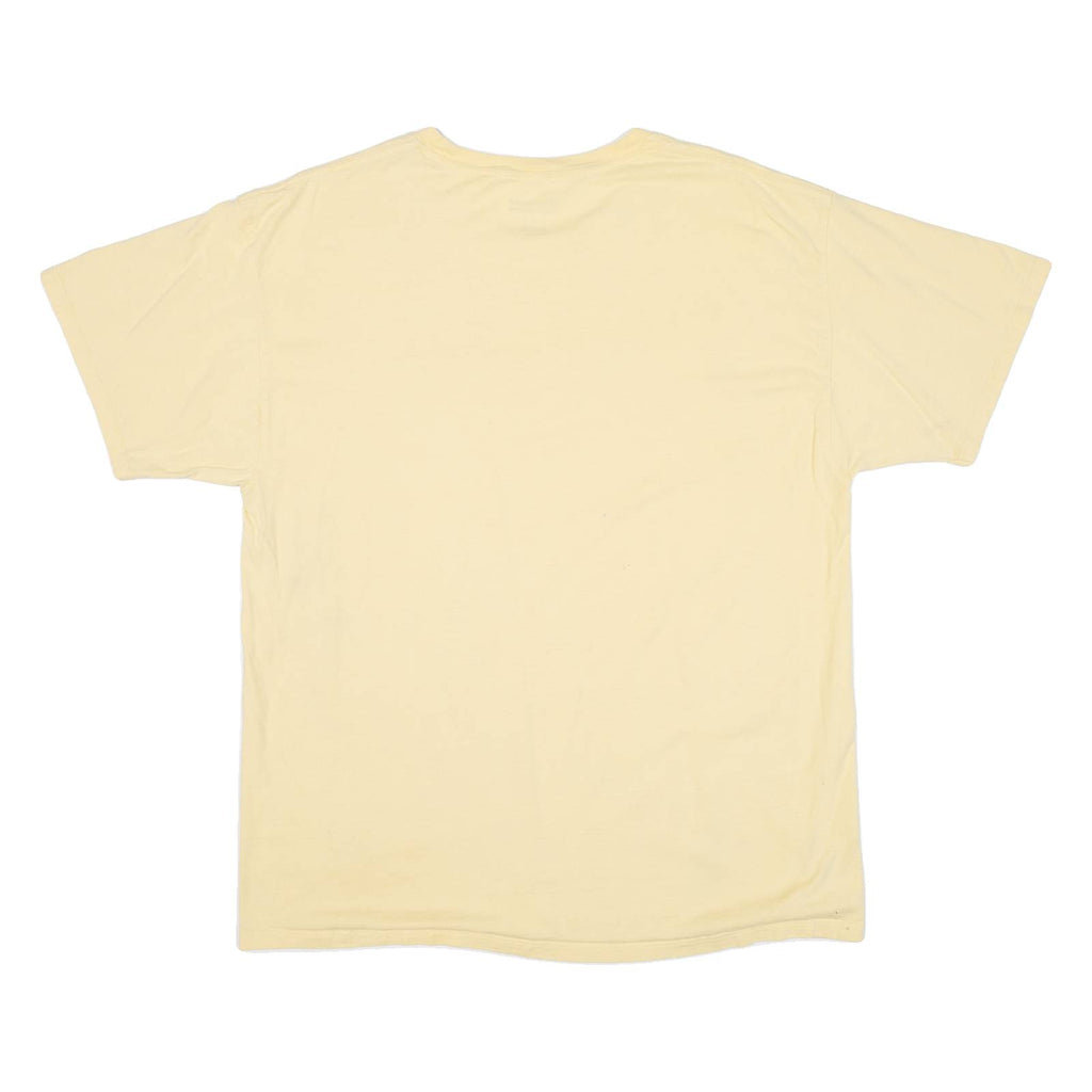CHAMPION Mens T-Shirt Yellow L