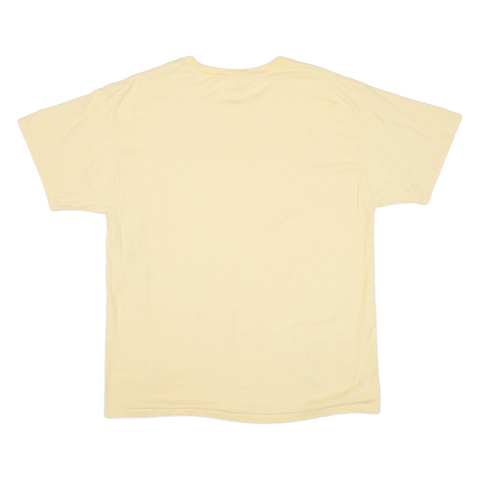 CHAMPION Mens T-Shirt Yellow L