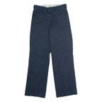 DICKIES 874 Workwear Mens Twill Trousers Blue Classic Straight W28 L30