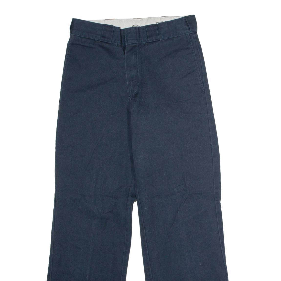 DICKIES 874 Workwear Mens Twill Trousers Blue Classic Straight W28 L30