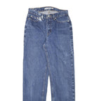TOMMY HILFIGER Womens Blue Regular Straight Denim Medium W24 L29 Classic Cotton