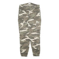 TALLY WEIJL Mens Cotton Blend Regular Camouflage Cargo Trousers W32 L28 Elastic