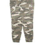 TALLY WEIJL Mens Cotton Blend Regular Camouflage Cargo Trousers W32 L28 Elastic
