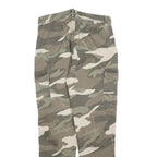 TALLY WEIJL Mens Cotton Blend Regular Camouflage Cargo Trousers W32 L28 Elastic