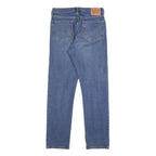 LEVI'S 501 Womens Jeans Blue Regular Straight Denim Medium W28 L30 Button