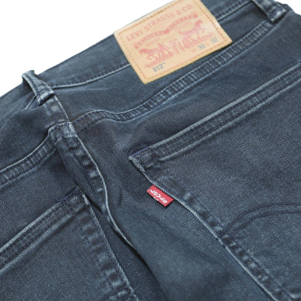 LEVI'S 512 Tapered Mens Jeans Blue Slim Tapered Denim Medium W30 L28