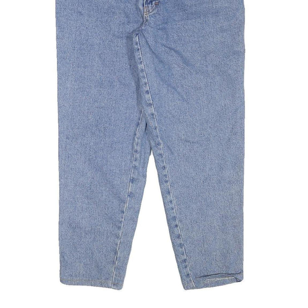 CHOICE Mens Relaxed Light Blue Denim Jeans W30 L26 Classic Cotton Blend Zip