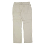 SALEWA Outdoor 2 in 1 Womens Trousers Beige Slim Straight W34 L30