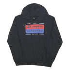 CHAMPION Boys Black Authentic Hoodie 15Y Cotton Blend Pullover
