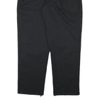 DICKIES Mens Relaxed Black Cotton Blend Zip Trousers W36 L31 Workwear Comfort