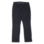 DICKIES Workwear Womens Trousers Black Slim Straight W30 L30