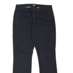 DICKIES Workwear Womens Trousers Black Slim Straight W30 L30