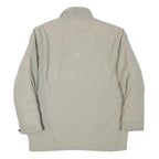 LOTTO Mens Beige Polyester Blend Zip Jacket XL Plain Lightweight Sports