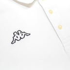 KAPPA Mens White Cotton Short Sleeve Plain 2XL Polo Shirt Classic Fit Casual