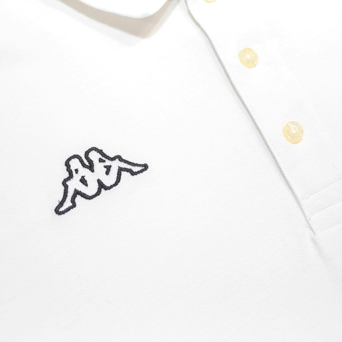KAPPA Mens White Cotton Short Sleeve Plain 2XL Polo Shirt Classic Fit Casual