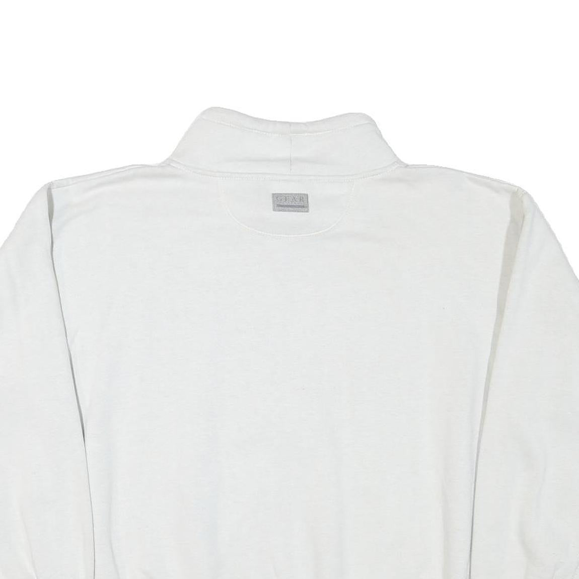 GEAR Mens White Grand Teton National Park Crew Neck M Cotton Sweatshirt