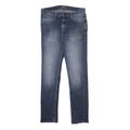 LEE Mens Jeans Blue Slim Skinny Denim Medium W32 L33 Classic Fit Zip Closure