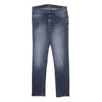 LEE Mens Jeans Blue Slim Skinny Denim Medium W32 L33 Classic Fit Zip Closure