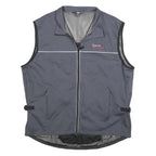 TCM Mens Grey Jacket XL Polyester Plain Zip Athletic Casual Lightweight