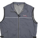TCM Mens Grey Jacket XL Polyester Plain Zip Athletic Casual Lightweight