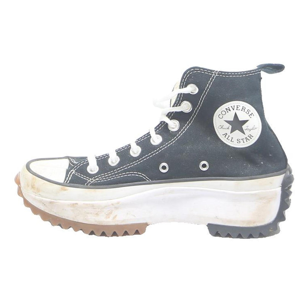 CONVERSE Run Star Hike Womens Black Canvas UK 5 High Top Trainers Chunky Sole