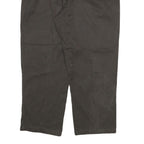 DICKIES Mens Cotton Blend Black Relaxed Straight Trousers W36 L27 Workwear Zip