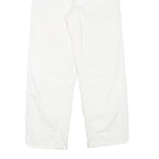 CARHARTT Womens White Relaxed Straight Cotton Blend Trousers W26 L26 Workwear
