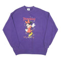 DISNEY Mens Purple Minnie Mouse Crew Neck L Sweatshirt Disneyland Magic