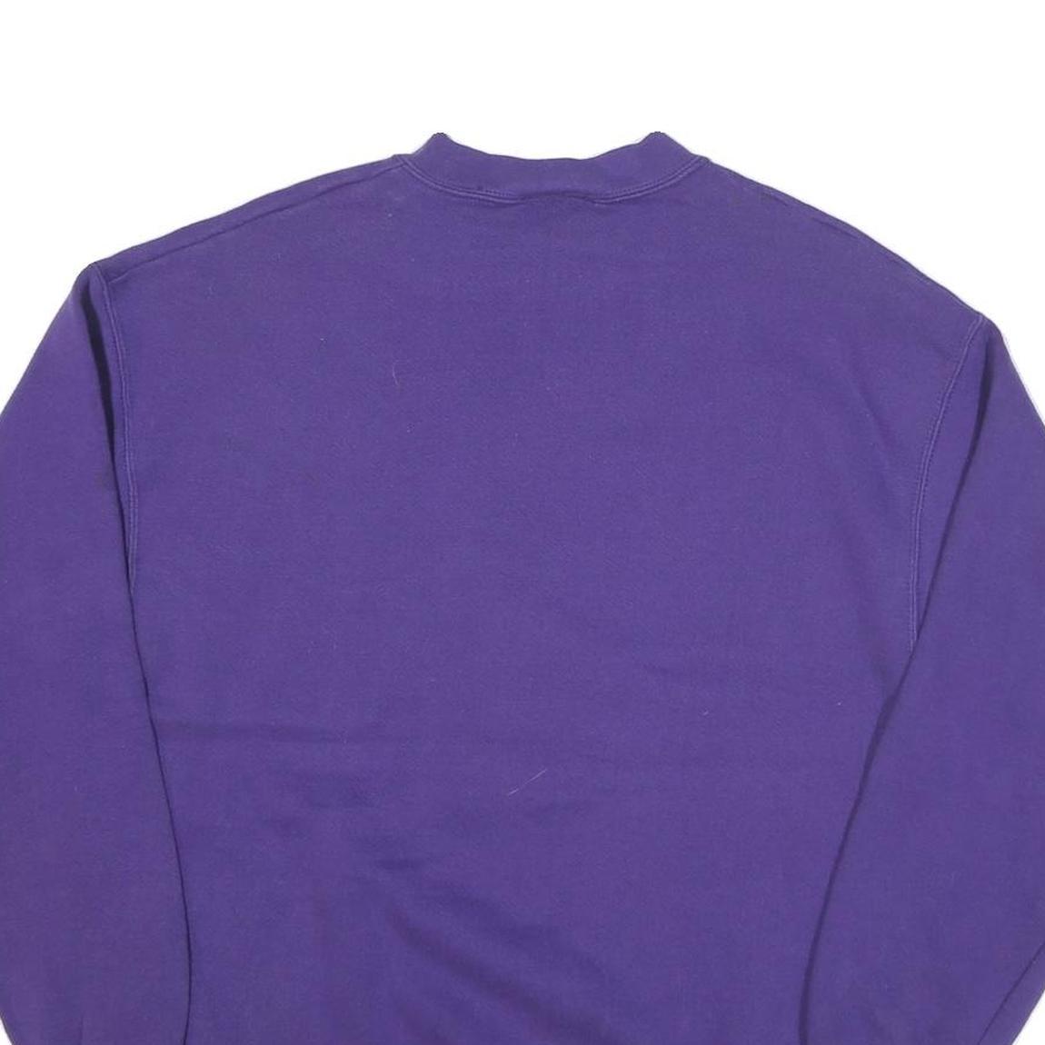 DISNEY Mens Purple Minnie Mouse Crew Neck L Sweatshirt Disneyland Magic