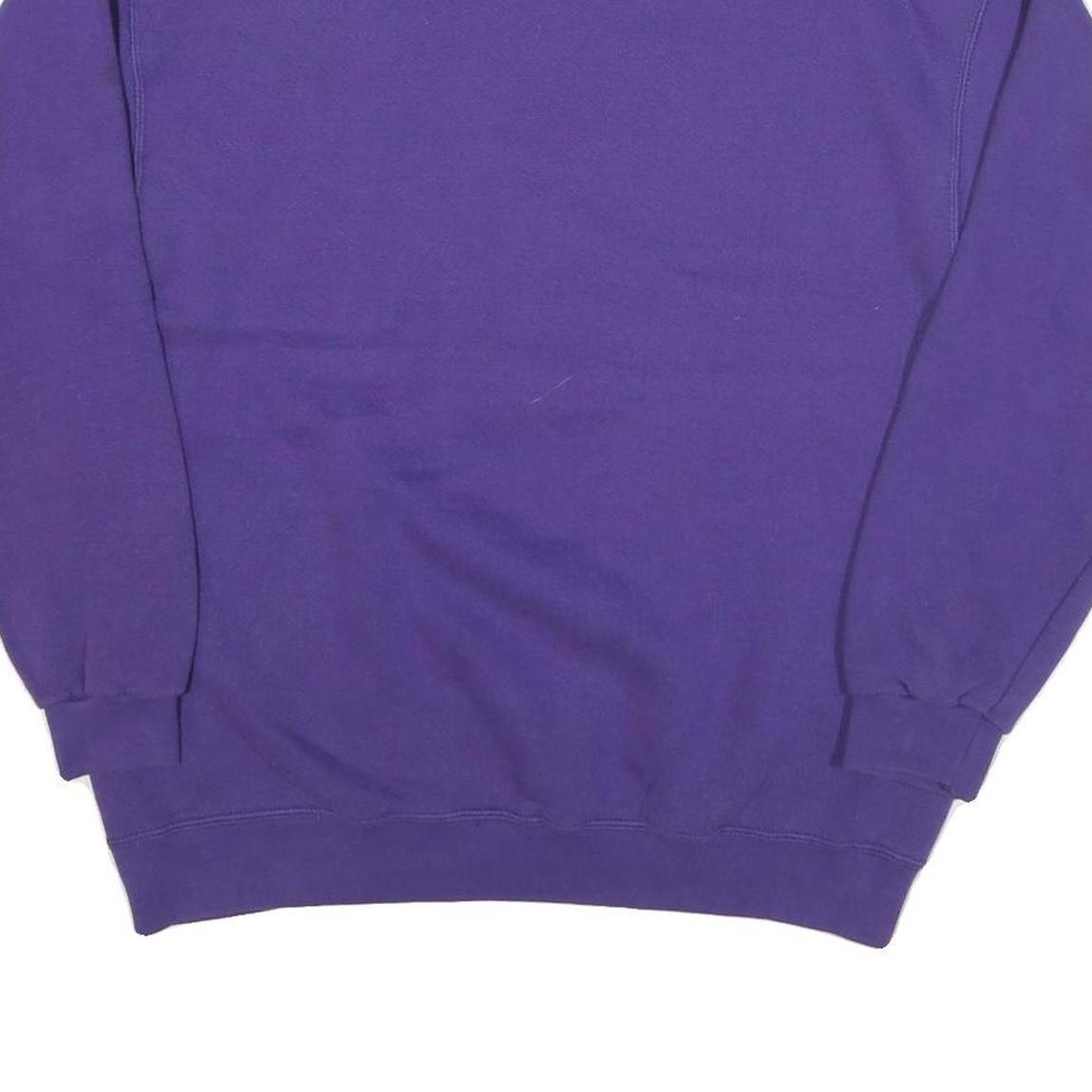 DISNEY Mens Purple Minnie Mouse Crew Neck L Sweatshirt Disneyland Magic