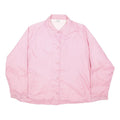 BLAIR Womens Pink Button Jacket XL Polyester Blend Plain Lightweight Casual
