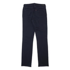 LEVI'S Demi Curve Womens Jeans Blue Regular Straight Denim Dark W30 L34 Zip