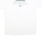 VANS Mens White Classic Graphic T-Shirt XL Short Sleeve Crew Neck Cotton Blend
