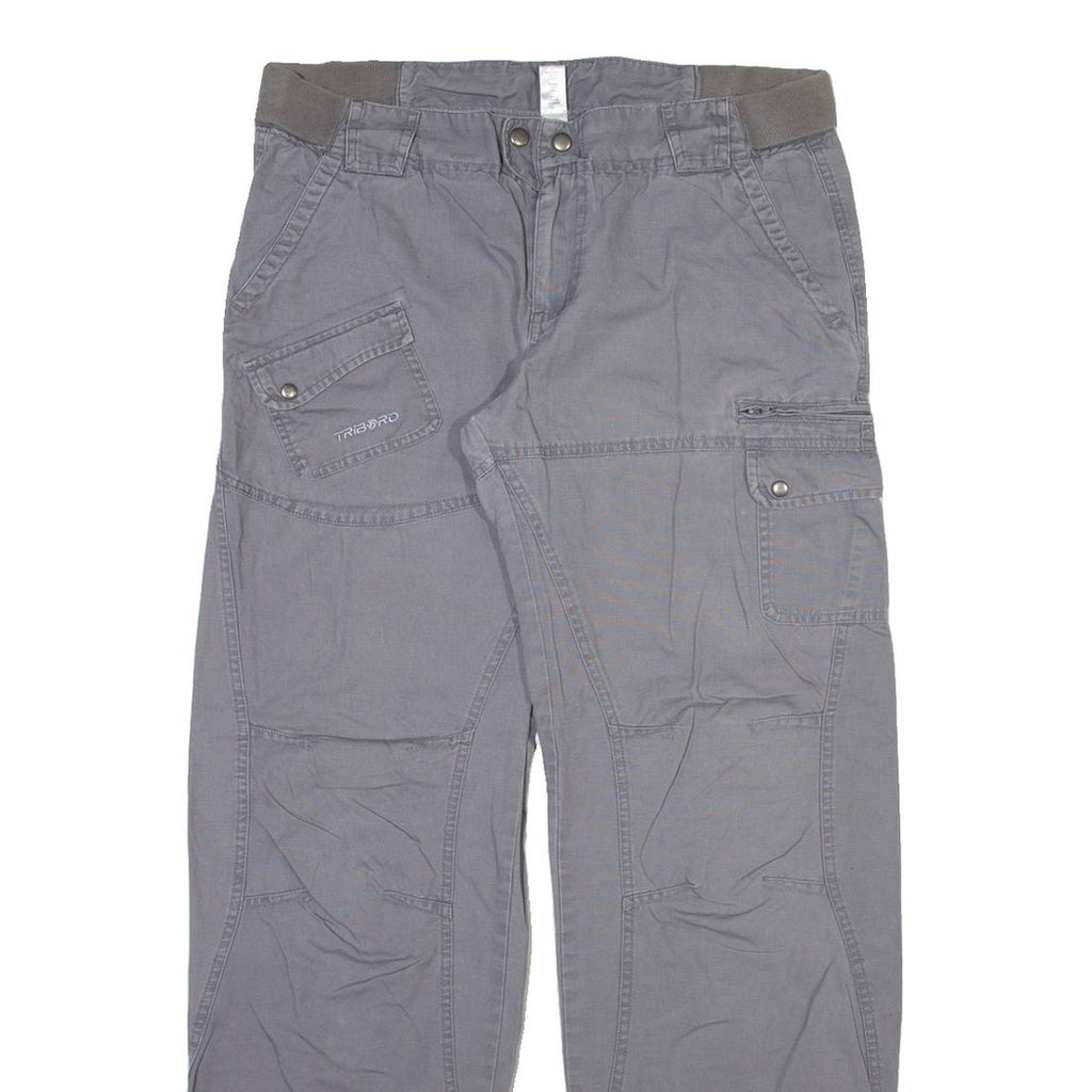 OXYLANE Womens Trousers Grey Relaxed Straight W35 L31