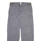 OXYLANE Womens Trousers Grey Relaxed Straight W35 L31