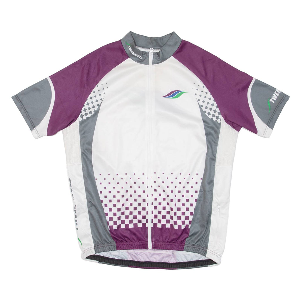 Cycling Womens Jersey Purple Full Zip L