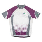 Cycling Womens Jersey Purple Full Zip L