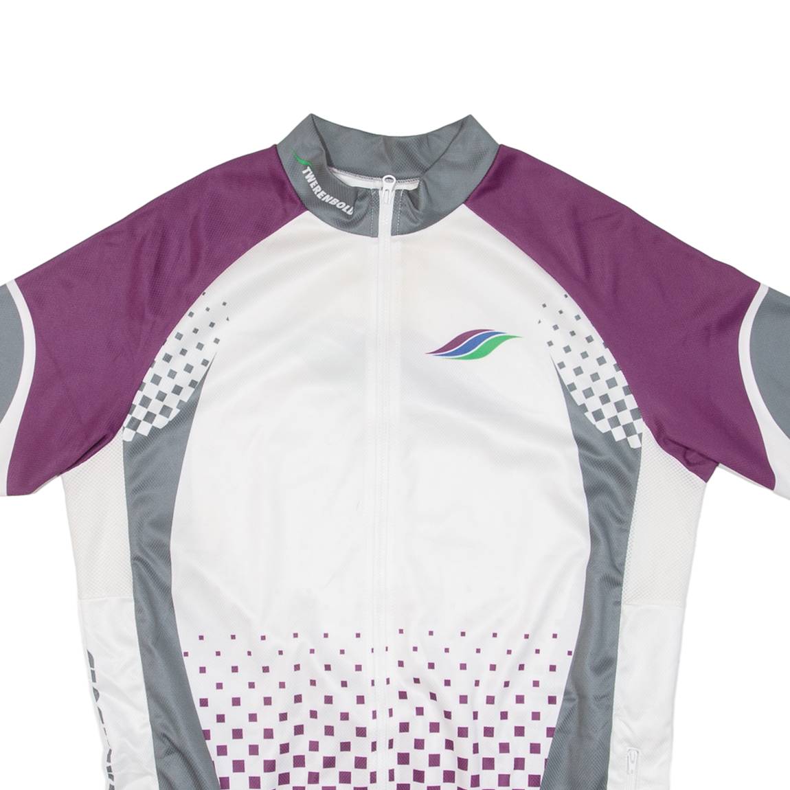Cycling Womens Jersey Purple Full Zip L