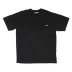 FILA Mens Black Classic T-Shirt L Crew Neck Short Sleeve Cotton Blend Logo