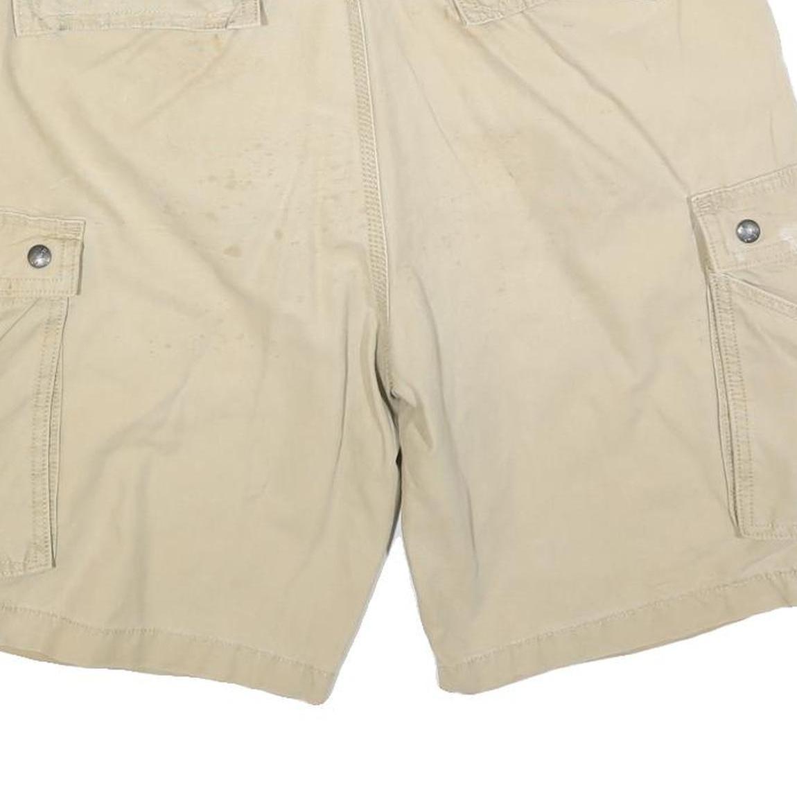 CARHARTT Mens Shorts Beige Cargo Casual Relaxed Fit L W36 Workwear Pocketed